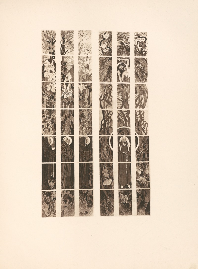 Stanisław Wyspiański - Kartony do witrazu w kosciele 00. Franciszkanów w Krakowie