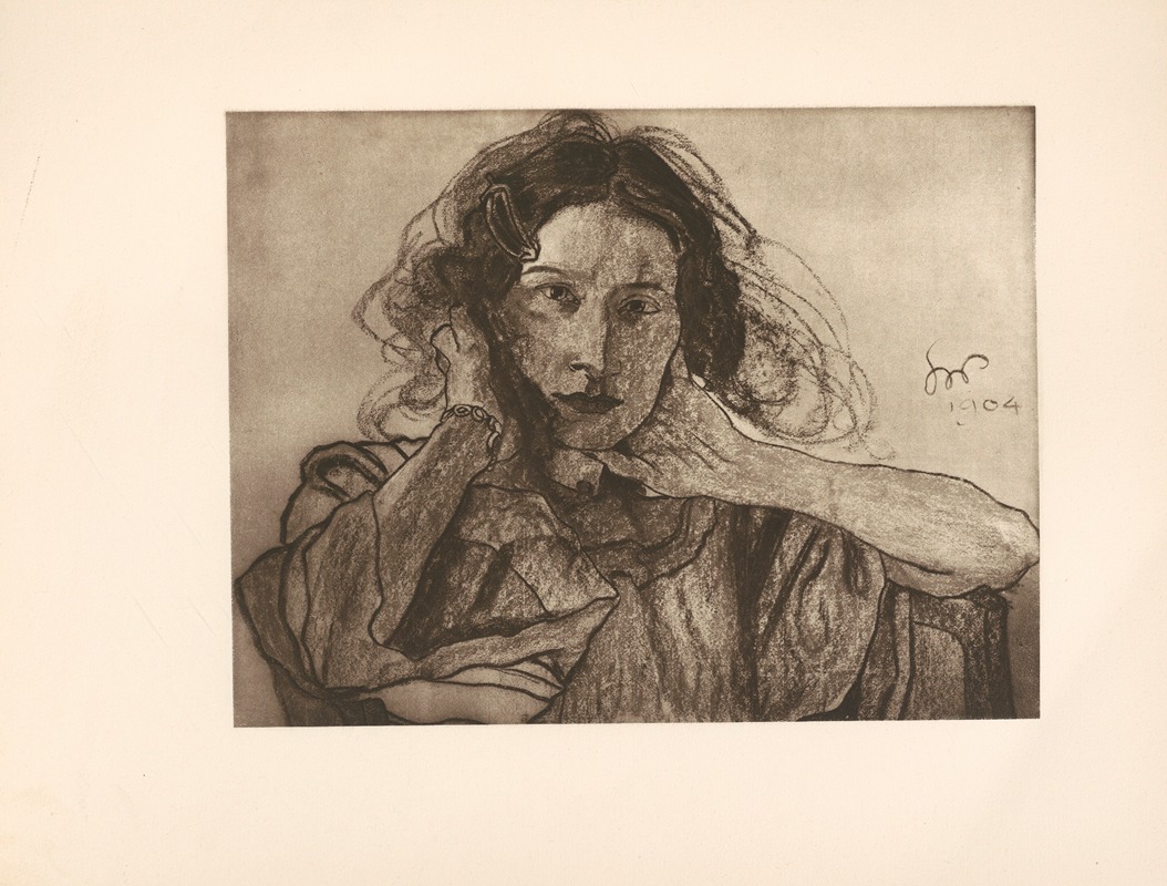 Stanisław Wyspiański - Portret Ireny Solskiej