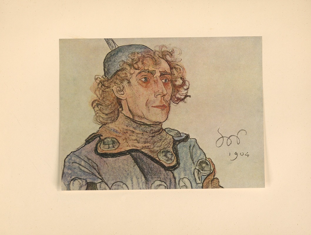 Stanisław Wyspiański - L. Solski jako ‘Straznik’ w dramacie L. Staffa ‘Skarb’