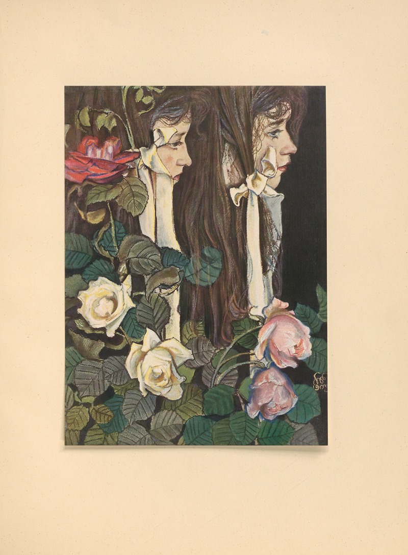 Stanisław Wyspiański - Podwójny Portret Lizy Parenskiej