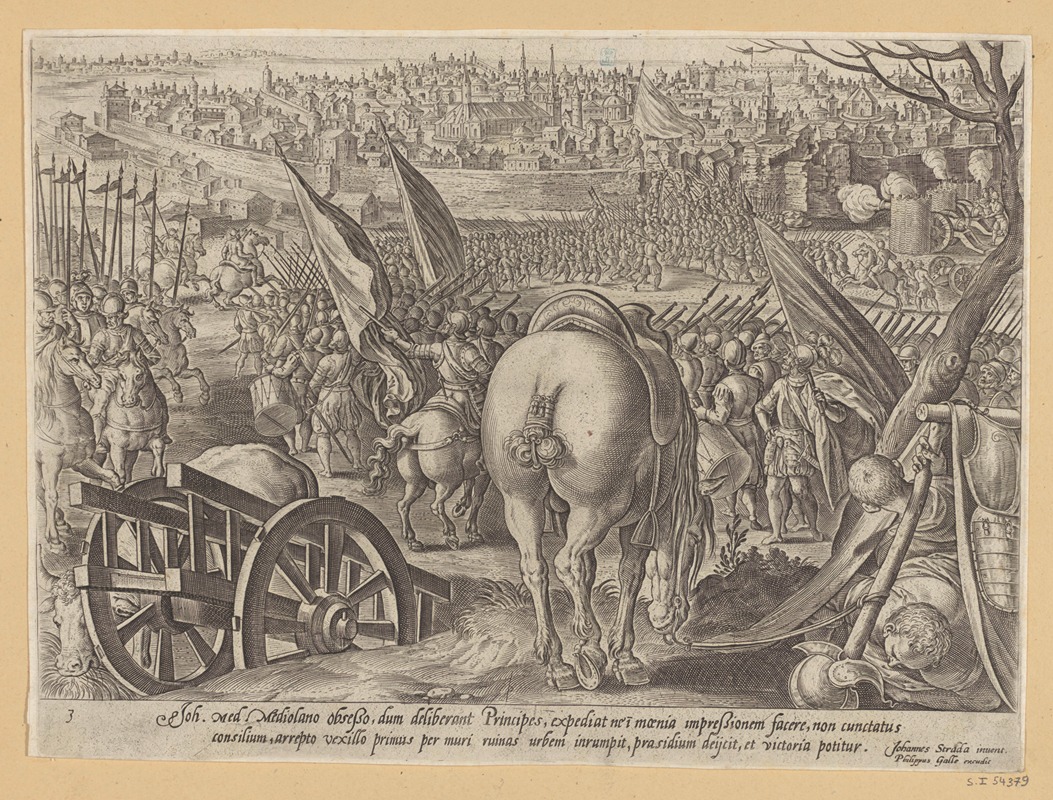 Stradanus - The Capture of Milan