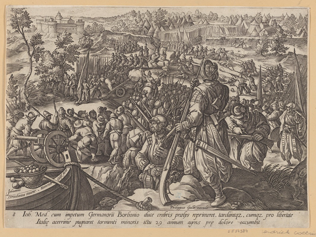 Stradanus - The Death of Giovanni De’ Medici