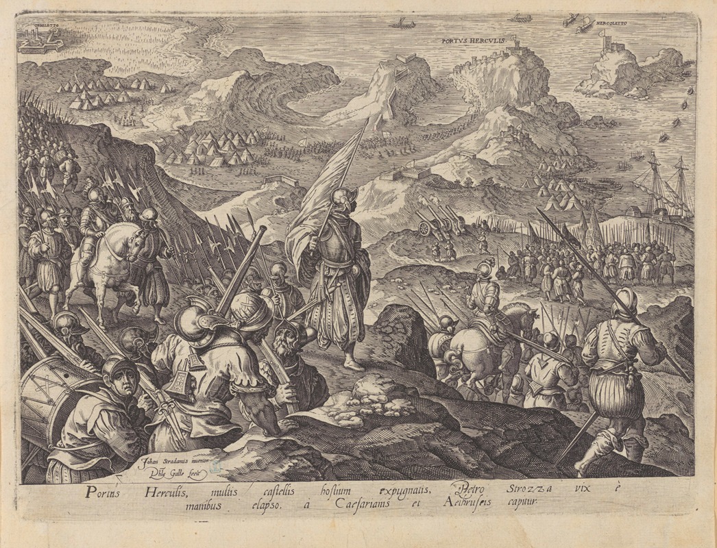 Stradanus - The Capture of Portus Herculis