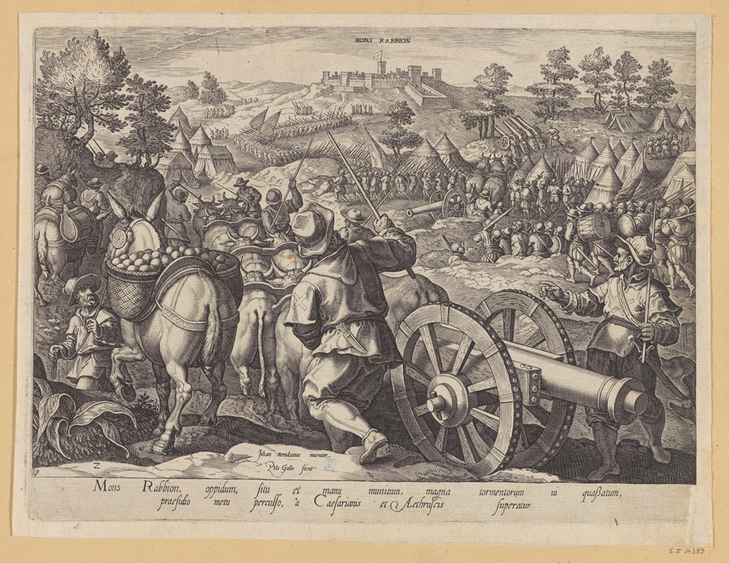 Stradanus - The Battle at Mons Regionis