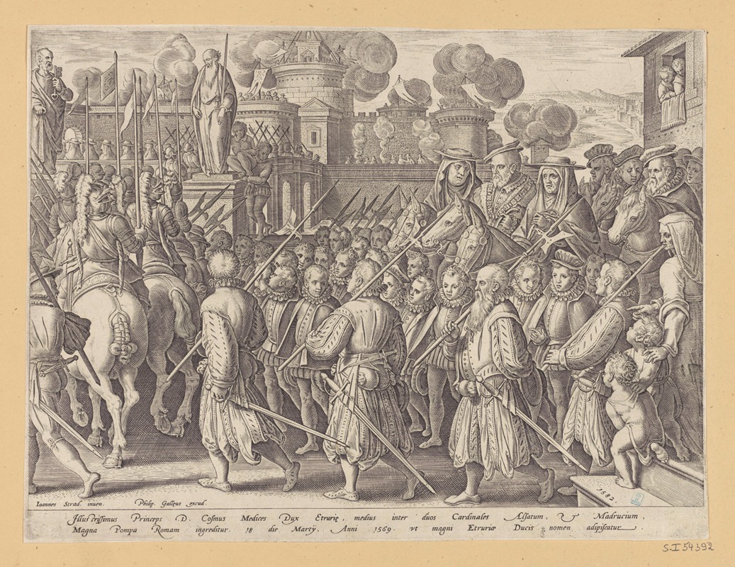 Stradanus - The Entry of Cosimo I into Rome