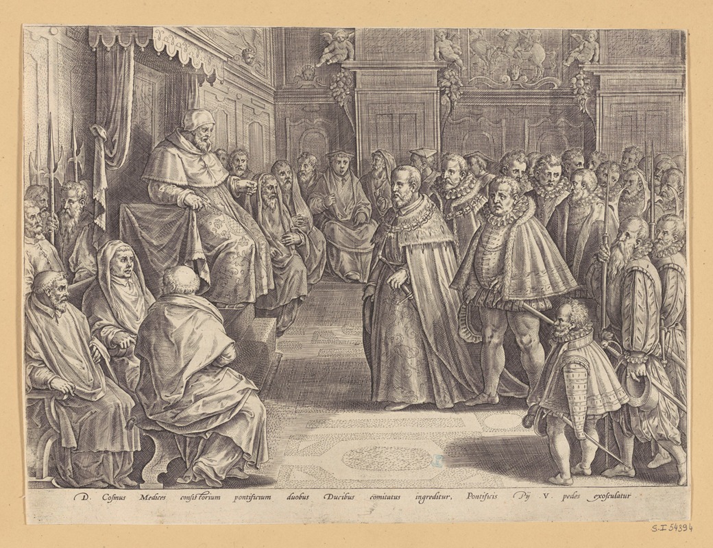 Stradanus - Cosimo I Enters the College of Cardinals
