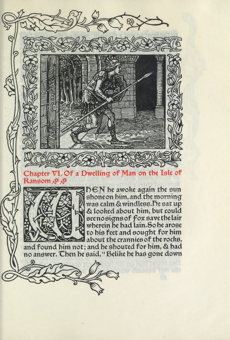 Walter Crane - Chapter VI. Of a Dwelling of Man on the Isle of Ransom