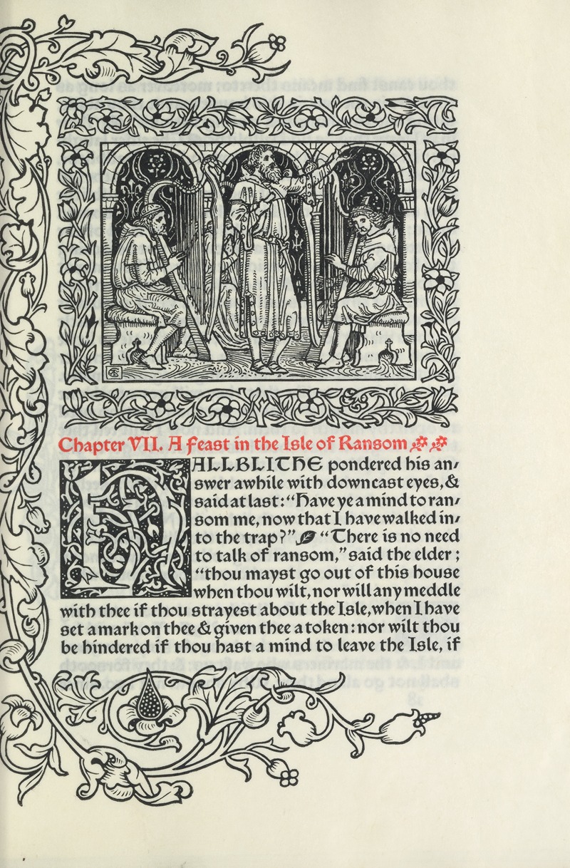 Walter Crane - Chapter VII. A feast in the Isle of Ransom