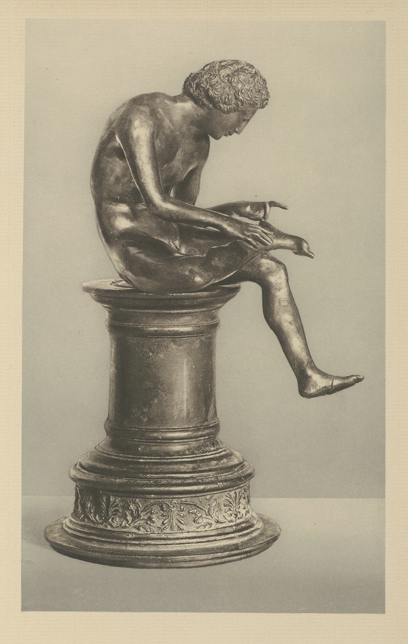 Wilhelm von Bode - Youth Drawing A Thorn From His Foot – Paduan; Beginning Of XVI Century