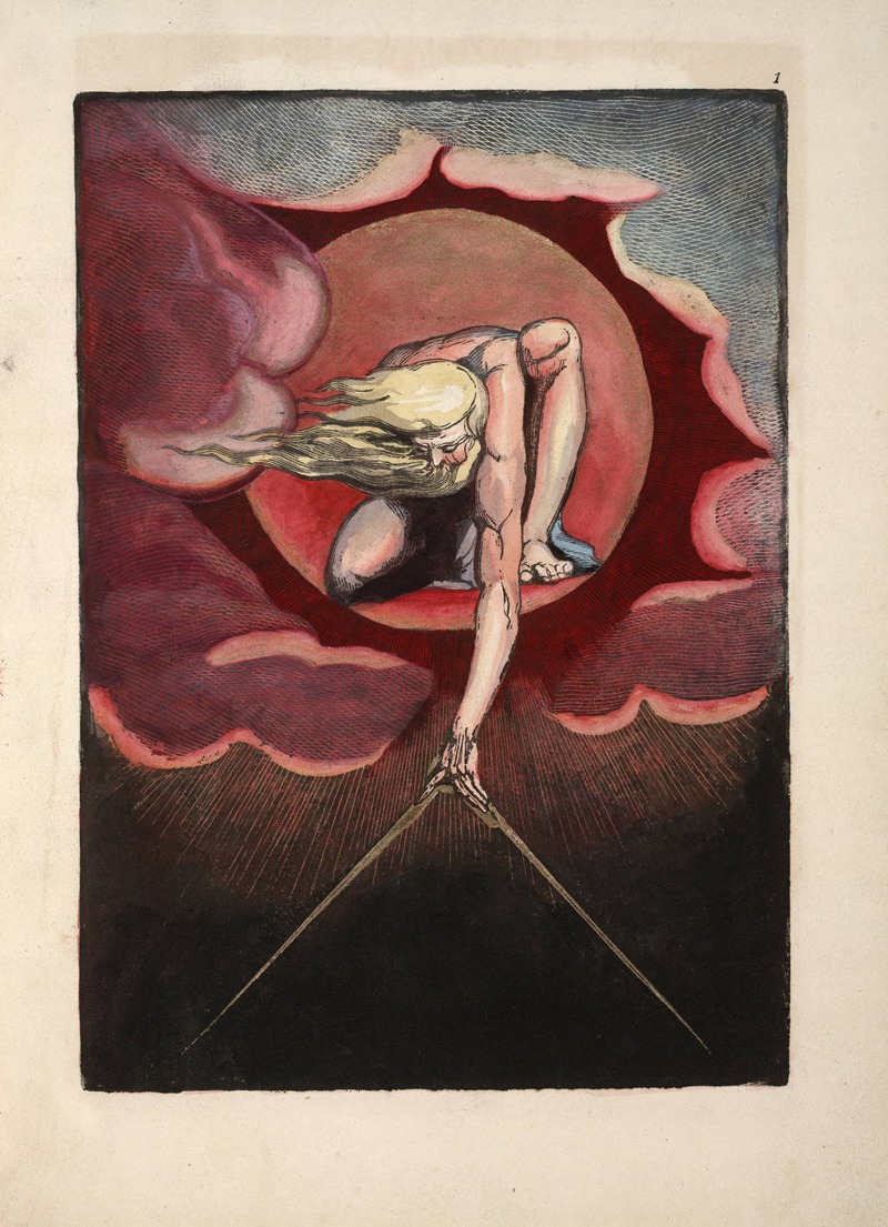 William Blake - Frontispiece (The Ancient of Days)