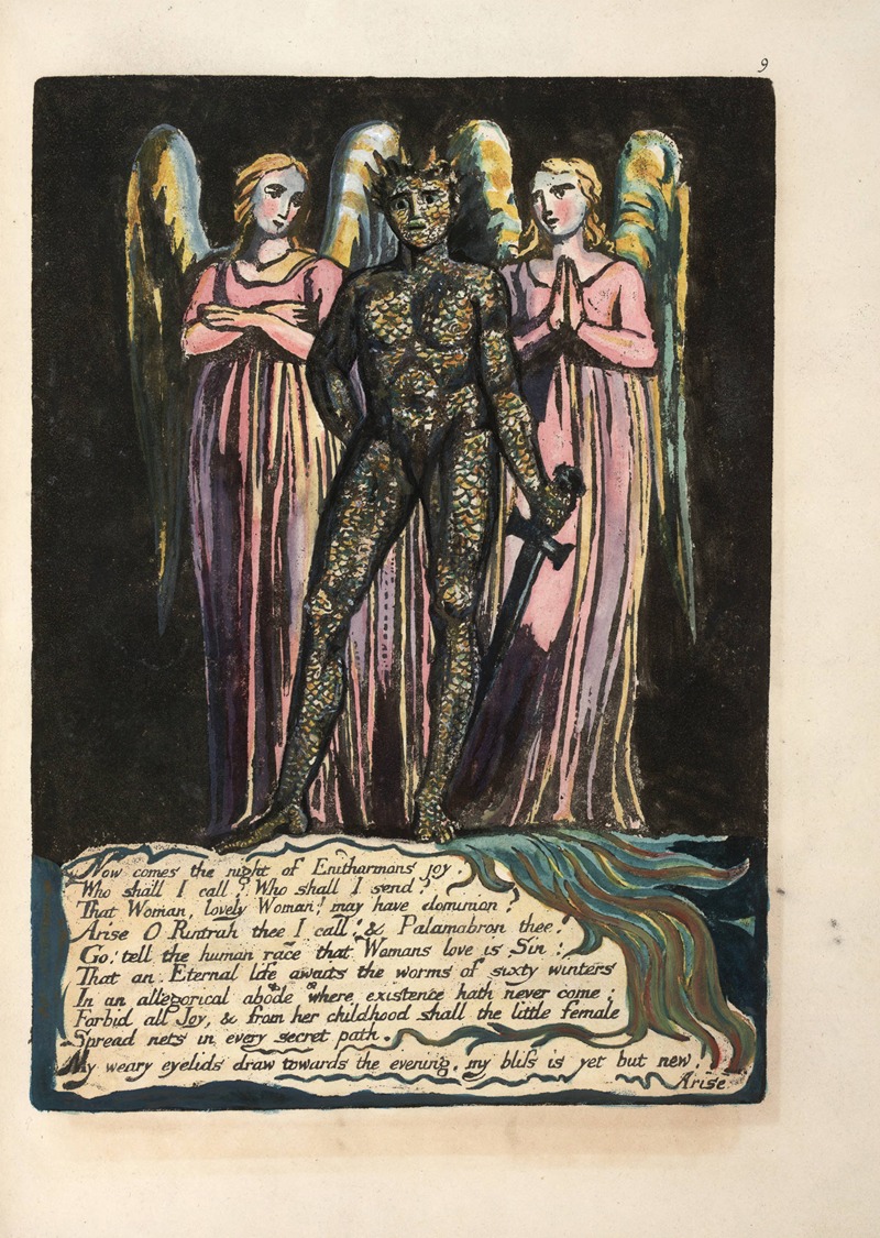 William Blake - Now comes the night …