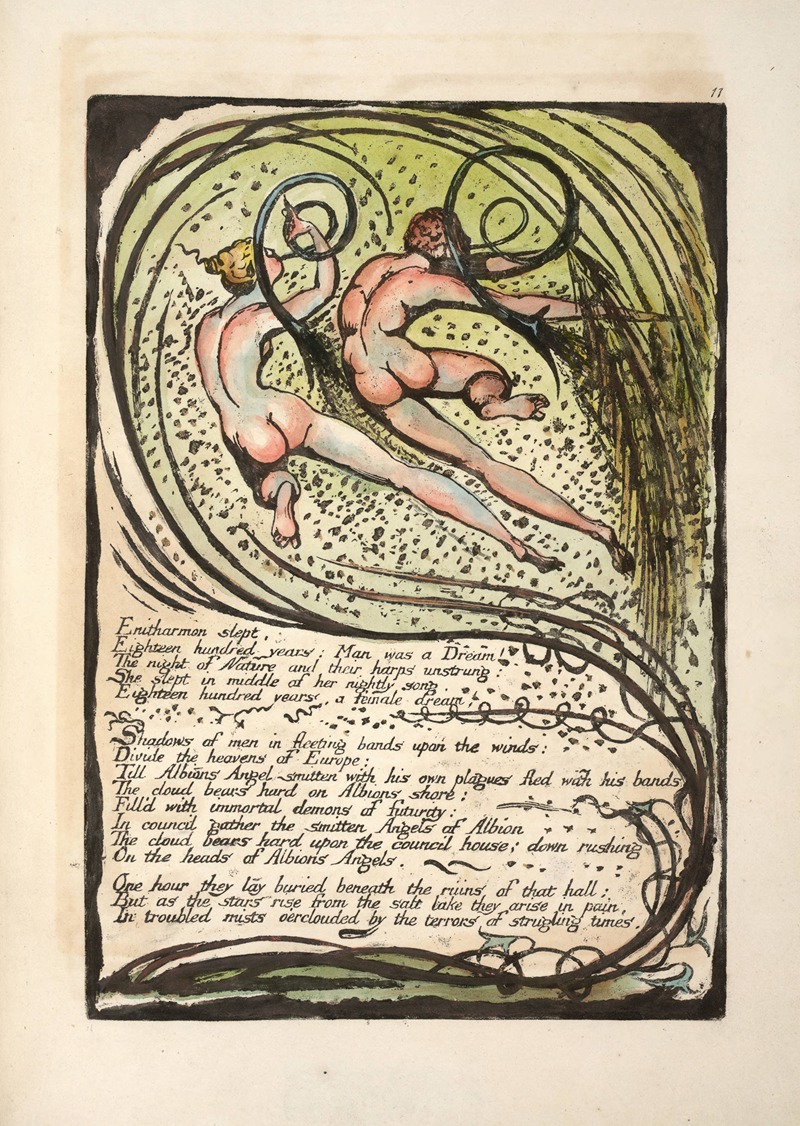 William Blake - Enitharmon slept …