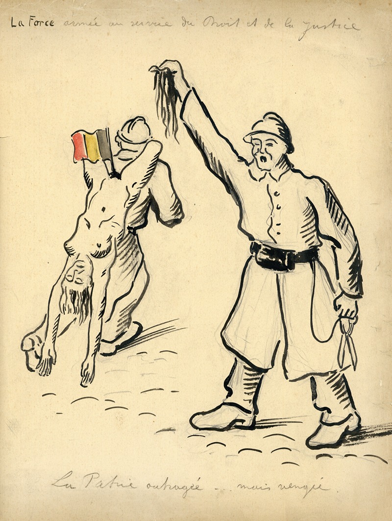 Albert Daenens - La Patrie outragée … mais vengée