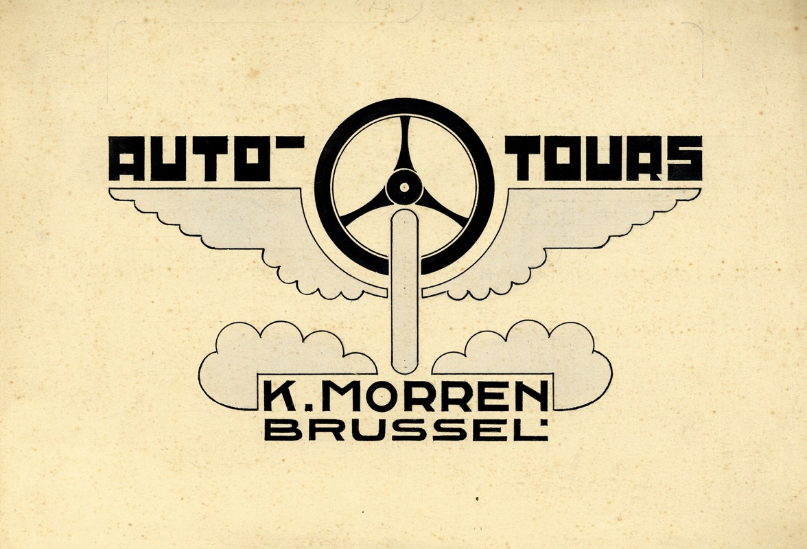Albert Daenens - Ontwerp reclame voor ‘Auto-Tours’