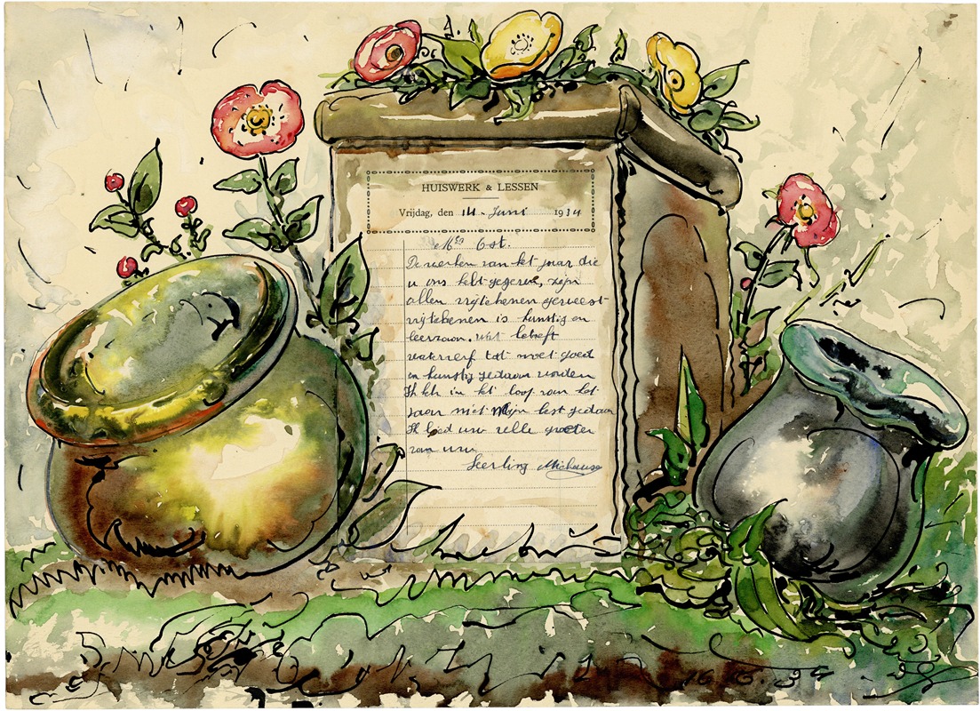 Alfred Ost - Brief Michaux