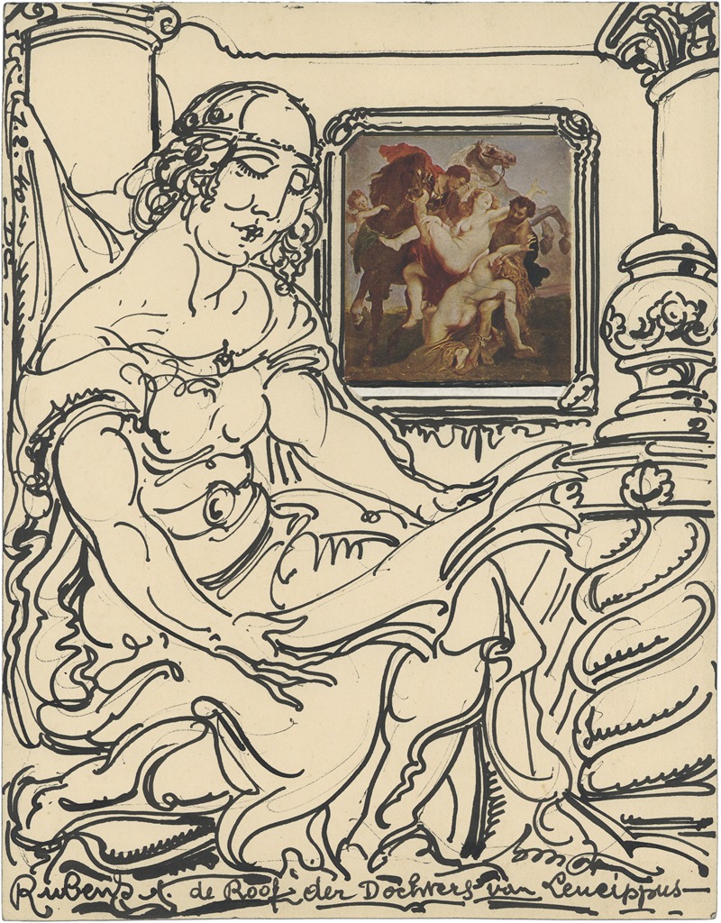 Alfred Ost - De roof der dochters van Leucippus – Rubens