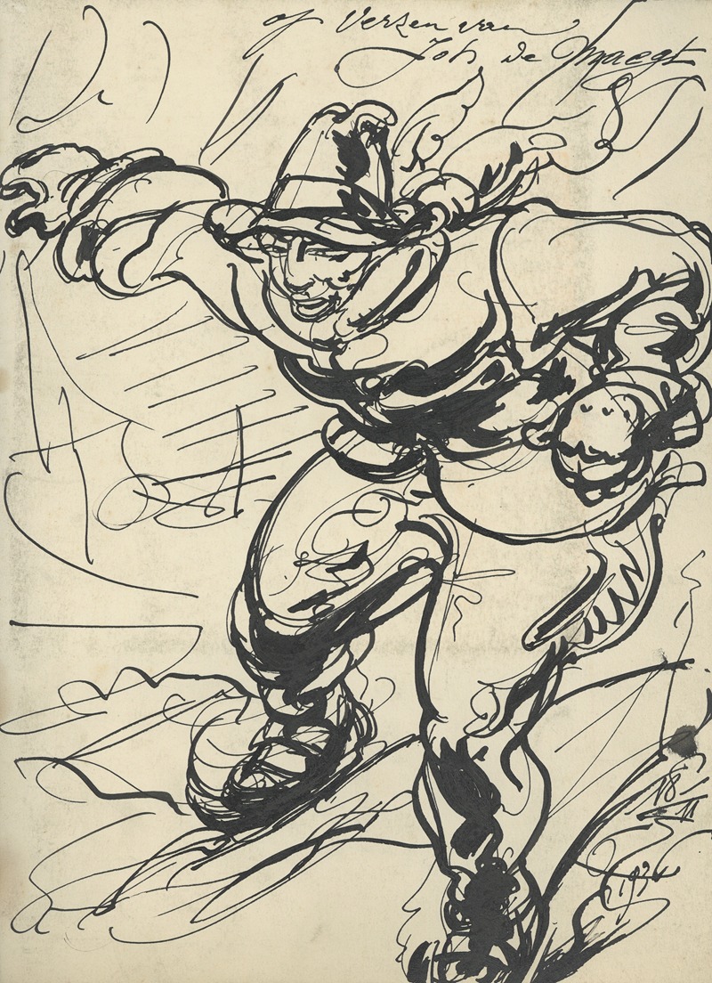 Alfred Ost - Illustratie bij Eigen Haard feb 1917