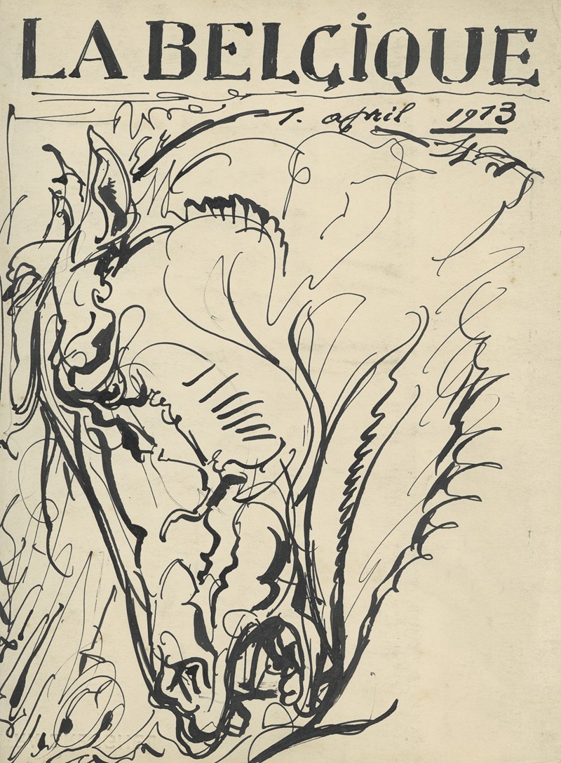 Alfred Ost - Illustratie bij la Belgique april 1913