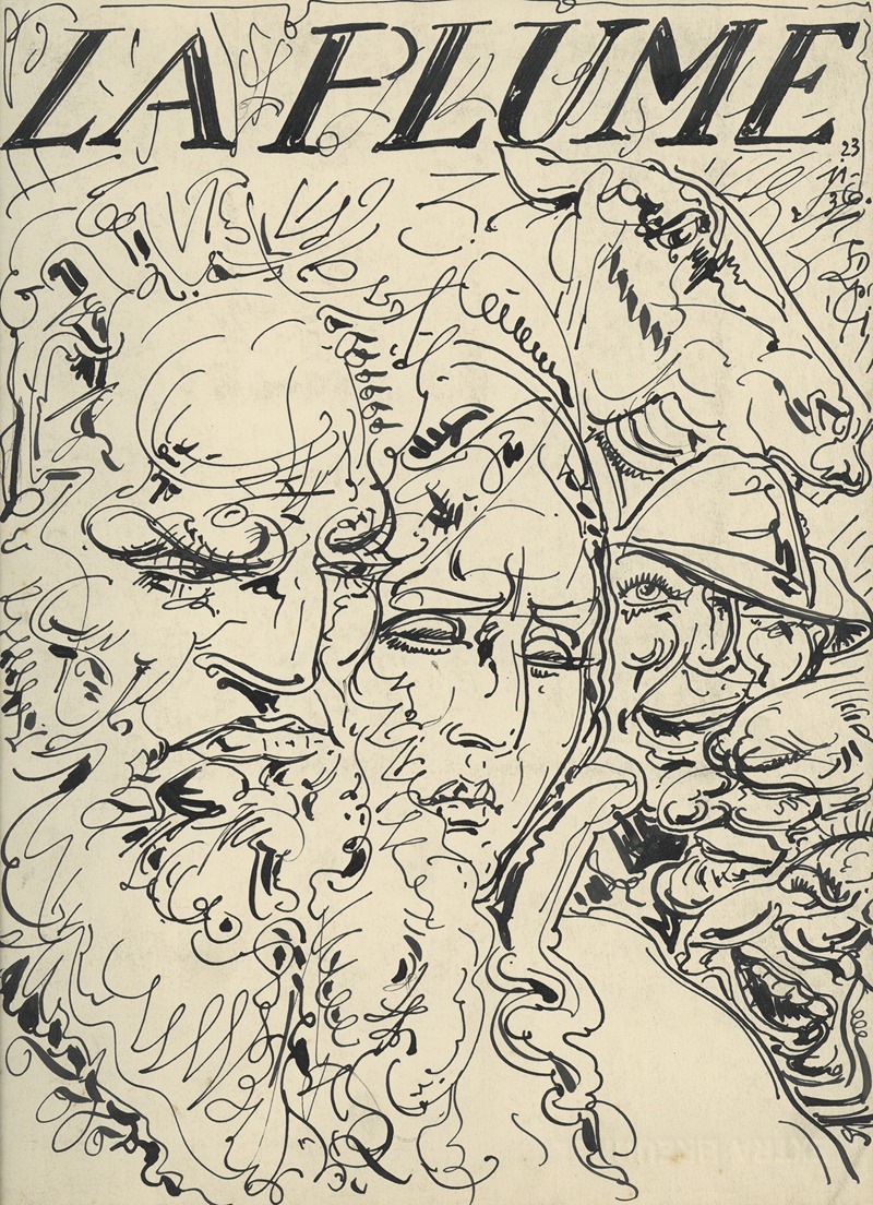 Alfred Ost - Illustratie bij La Plume march 1913