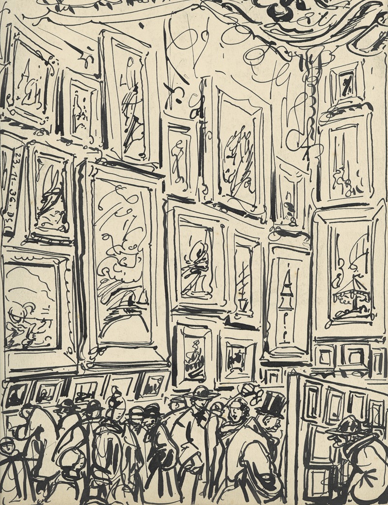 Alfred Ost - Illustratie bij La Voix de Malines march 1913