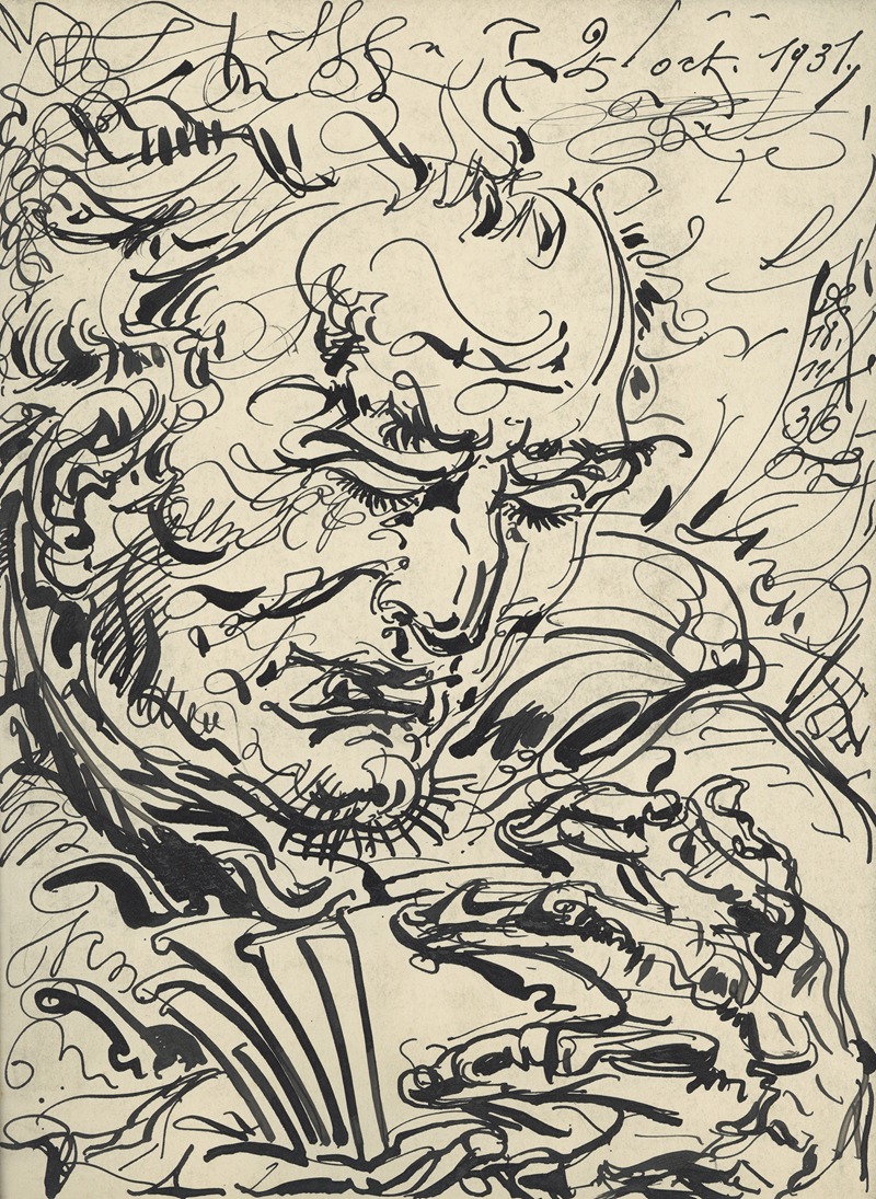 Alfred Ost - Illustratie bij Ons Volk ontwaakt oct 1931