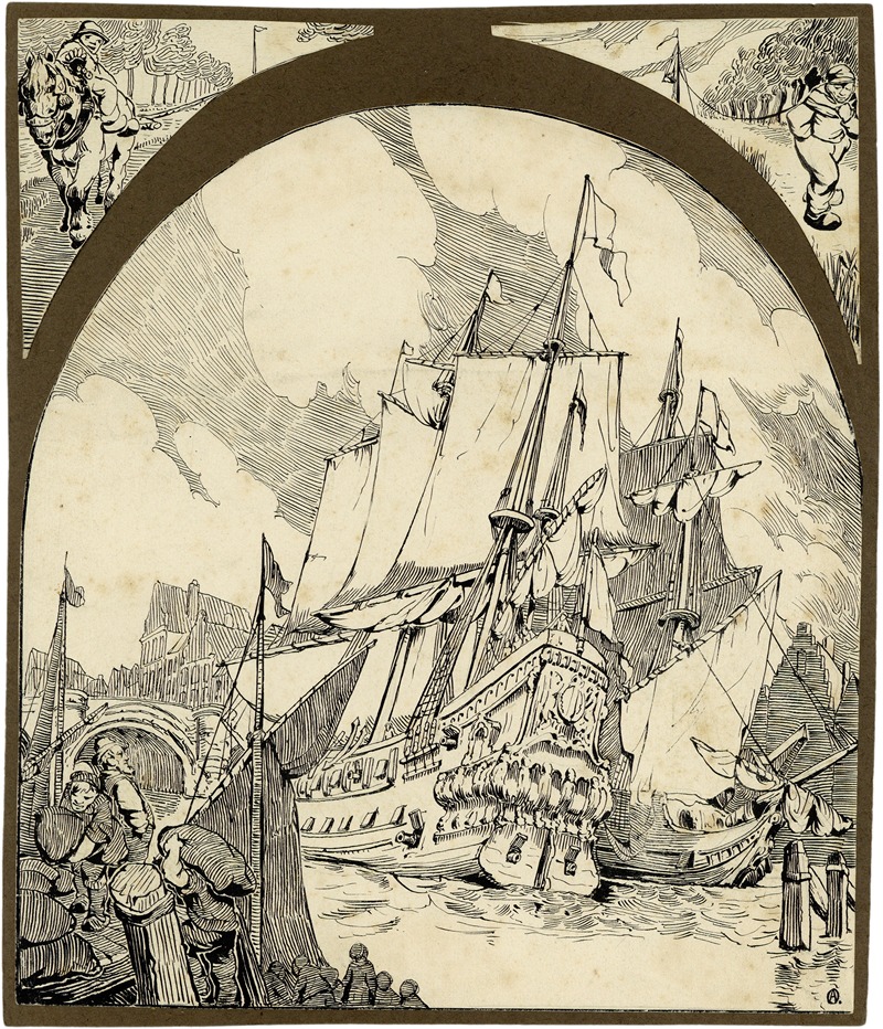 Alfred Ost - La navigation à Malines