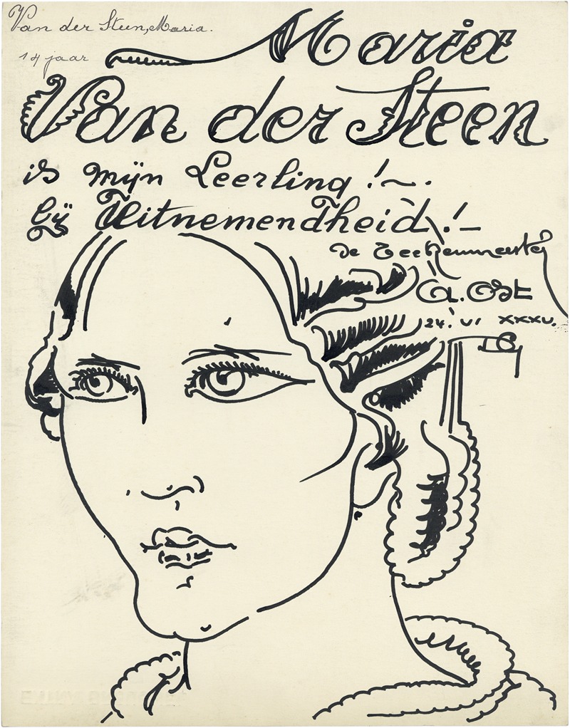 Alfred Ost - Leerling Van der Steen