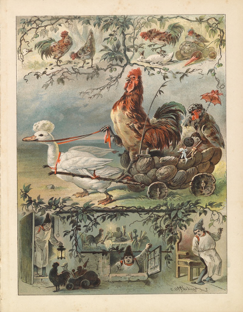 Carl Offterdinger - De lotgevallen van Haantje en Hennetje