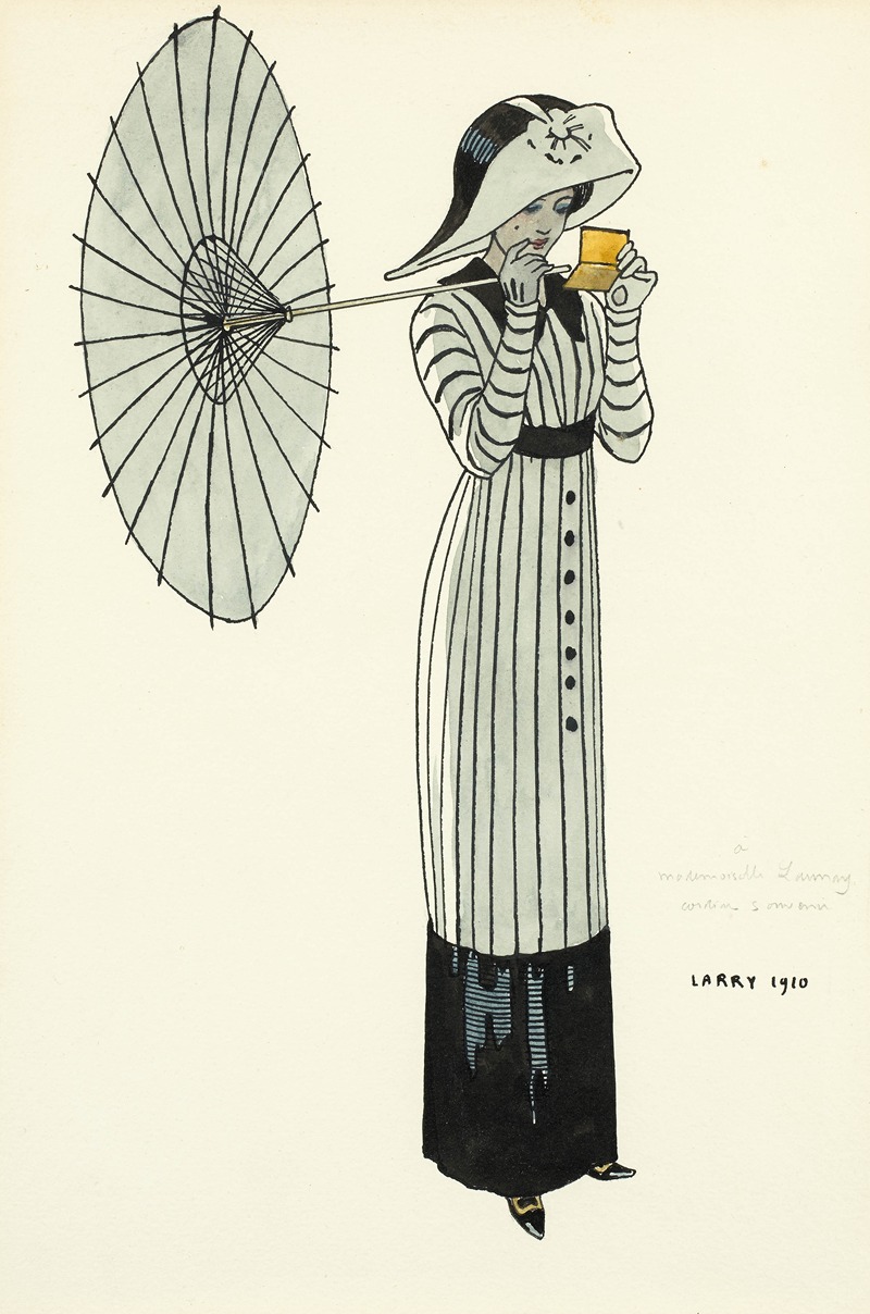 Georges Barbier - La belle à l’ombrelle