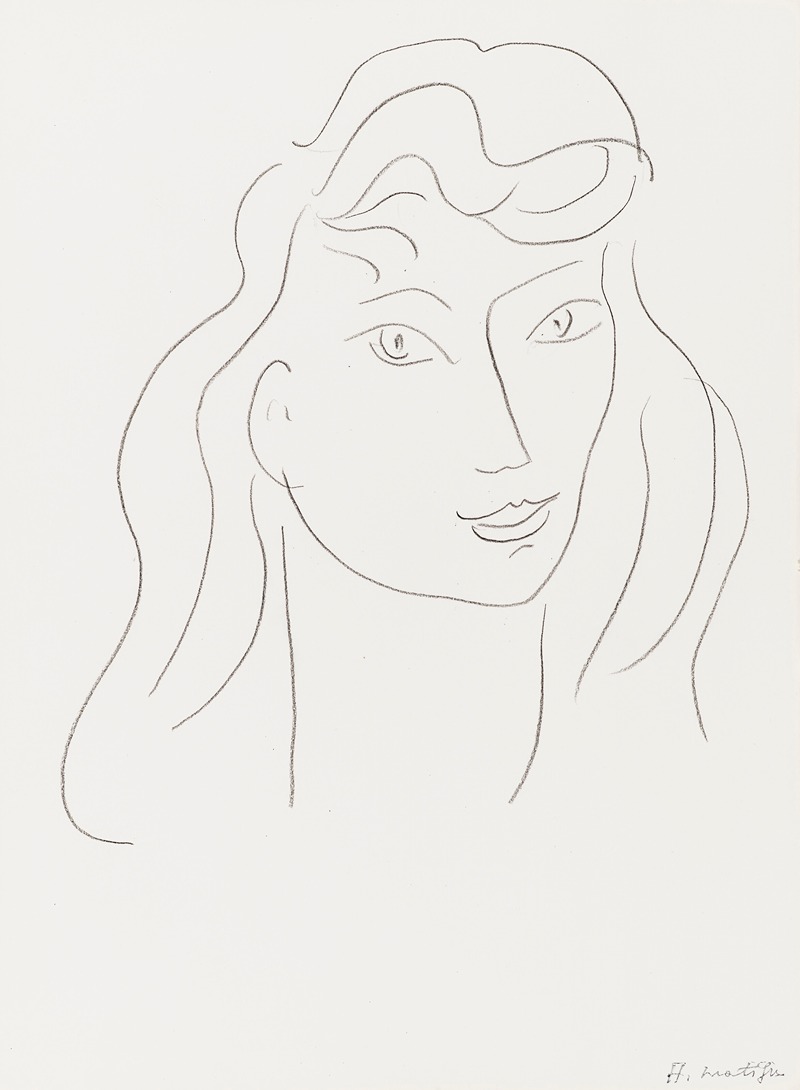 Henri Matisse - Tête de jeune fille