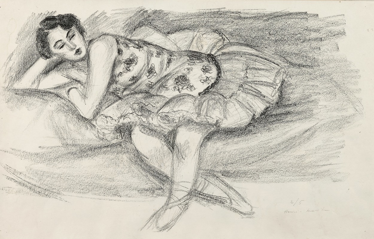 Henri Matisse - Danseuse au Divan pliée en deux