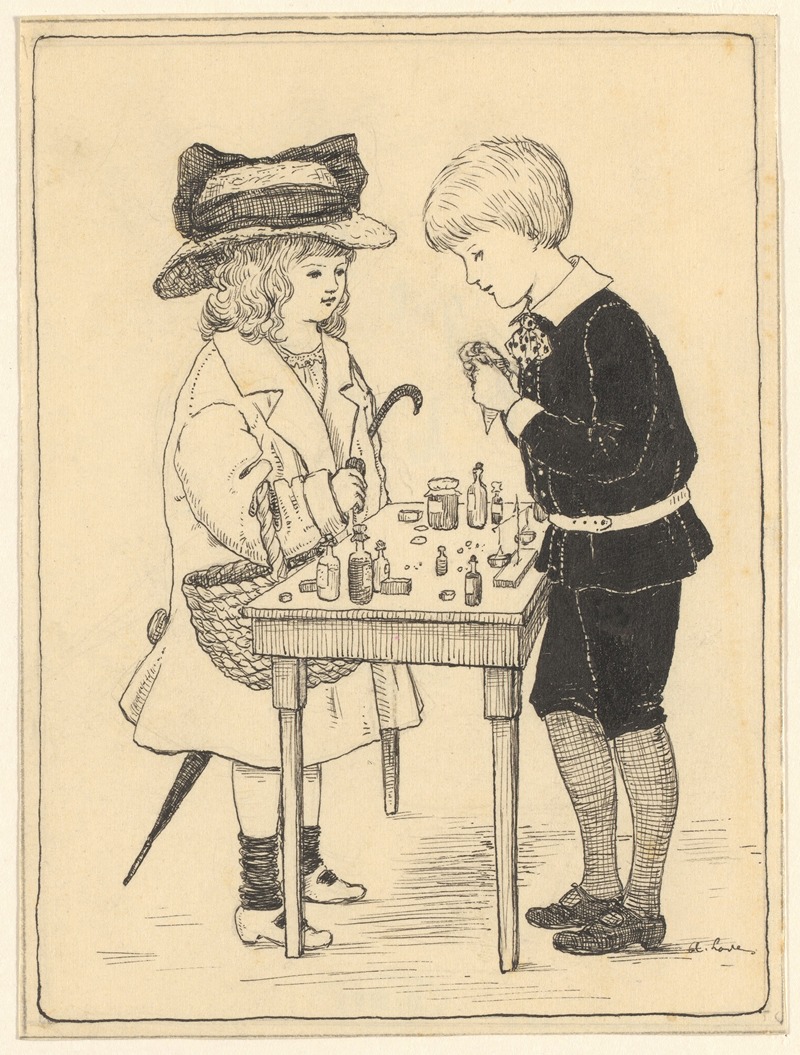 Adri Ladenius - Rie en Jan spelen apotheekje