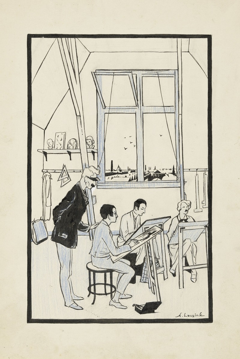 Anny Leusink - Hein in een tekenles
