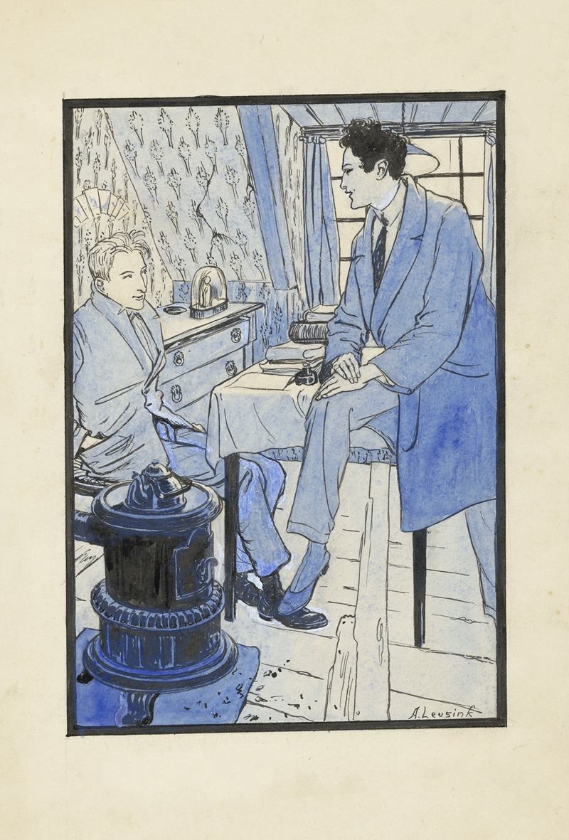Anny Leusink - Jan en Joost op een zolderkamer