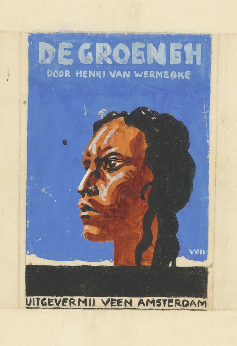 Anonymous - Bandontwerp voor Henri van Wermeskerken, De groene hel. Het blanke mysterie van de Matto Grosso