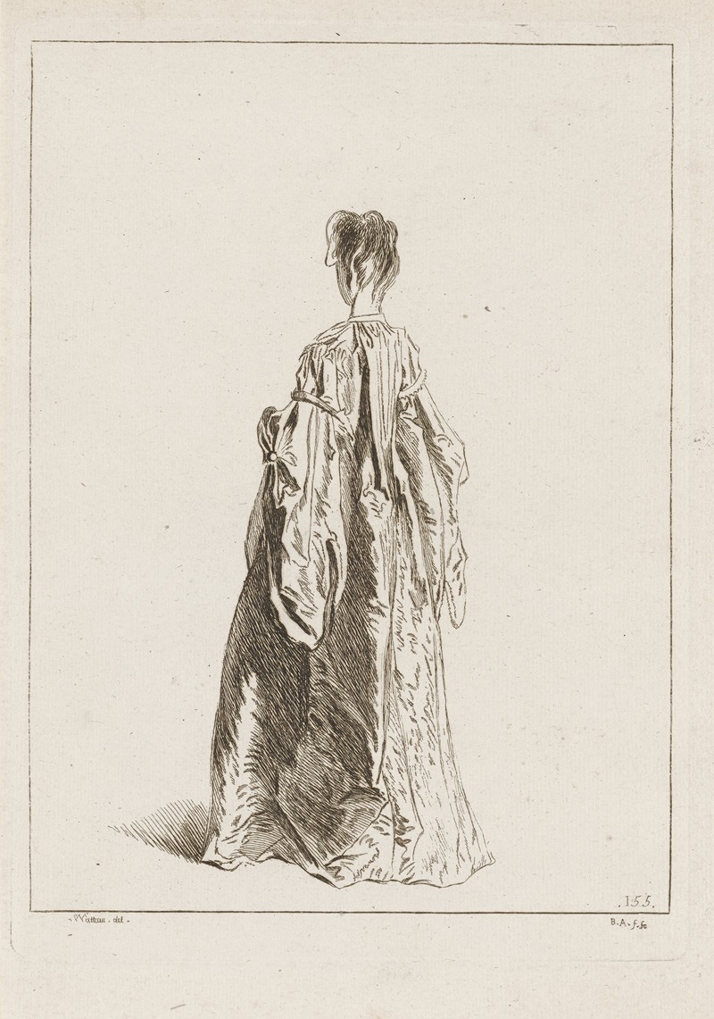 Antoine Watteau - Costume Plate No. 155