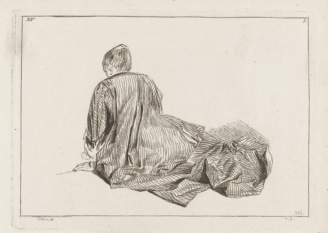 Antoine Watteau - Costume Plate No. 161