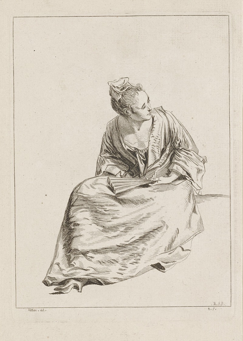 Antoine Watteau - Costume Plate No. 259