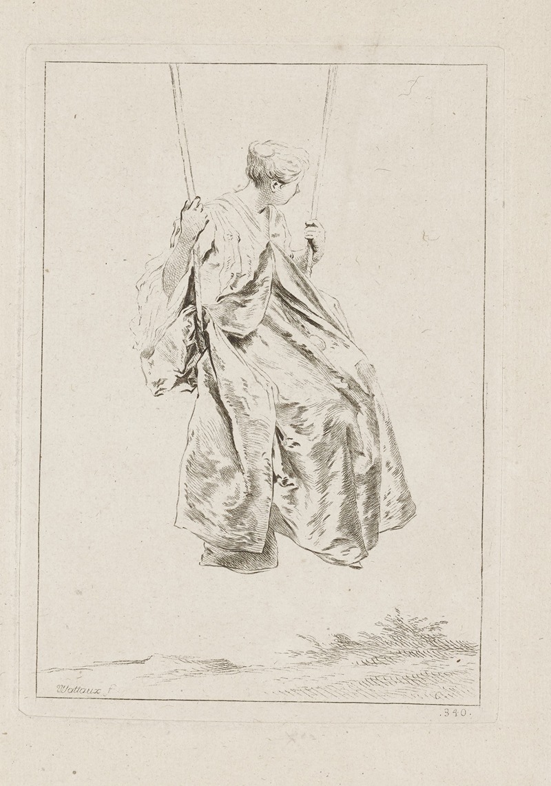 Antoine Watteau - Costume Plate No. 340