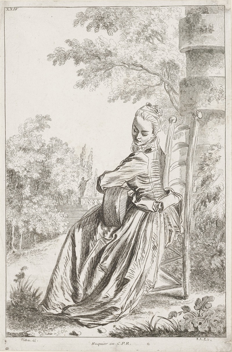 Antoine Watteau - Costume Plate XXIV