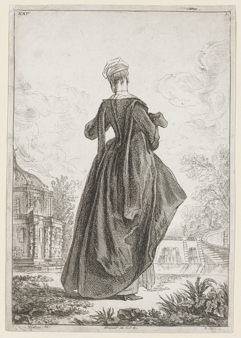 Antoine Watteau - Costume Plate XXV