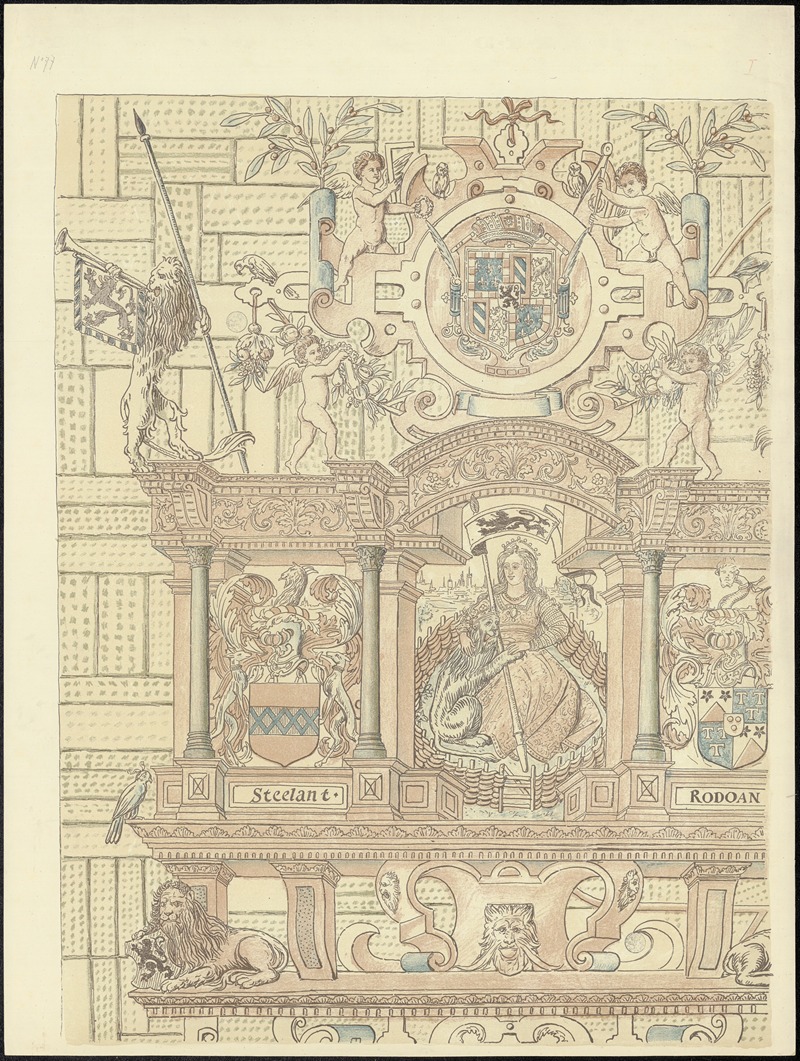 Armand Heins - Maps of Ghent drawn in 1619 by surveyor Jacq. Horenbault Pl.01