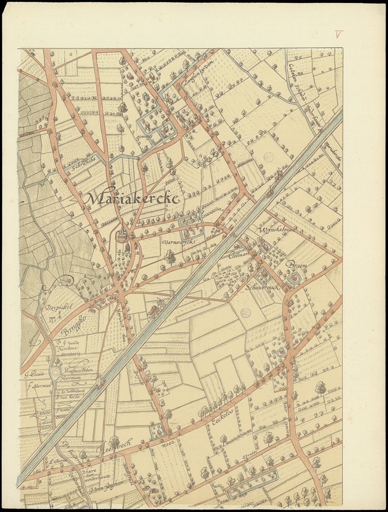 Armand Heins - Maps of Ghent drawn in 1619 by surveyor Jacq. Horenbault Pl.11