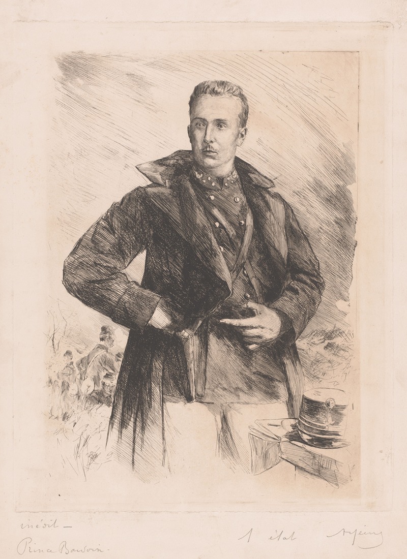 Armand Heins - Portret van prins Boudewijn van België