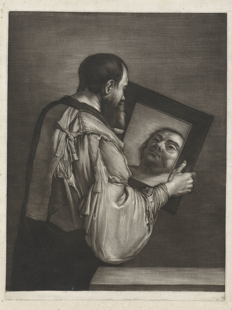 Bernard Vaillant - Socrates looks at himself in a mirror