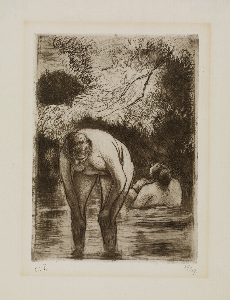 Camille Pissarro - The Two Bathers