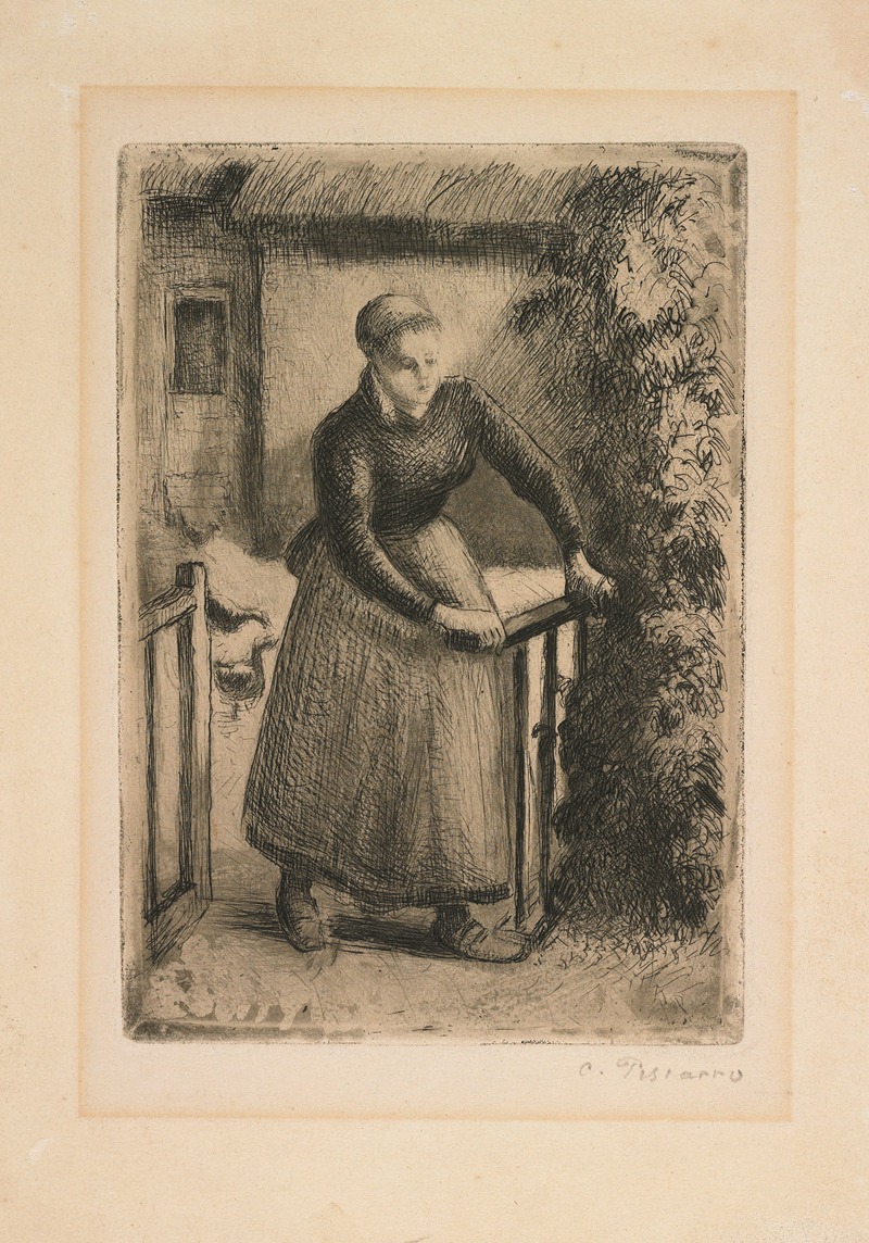Camille Pissarro - Woman at the Gate