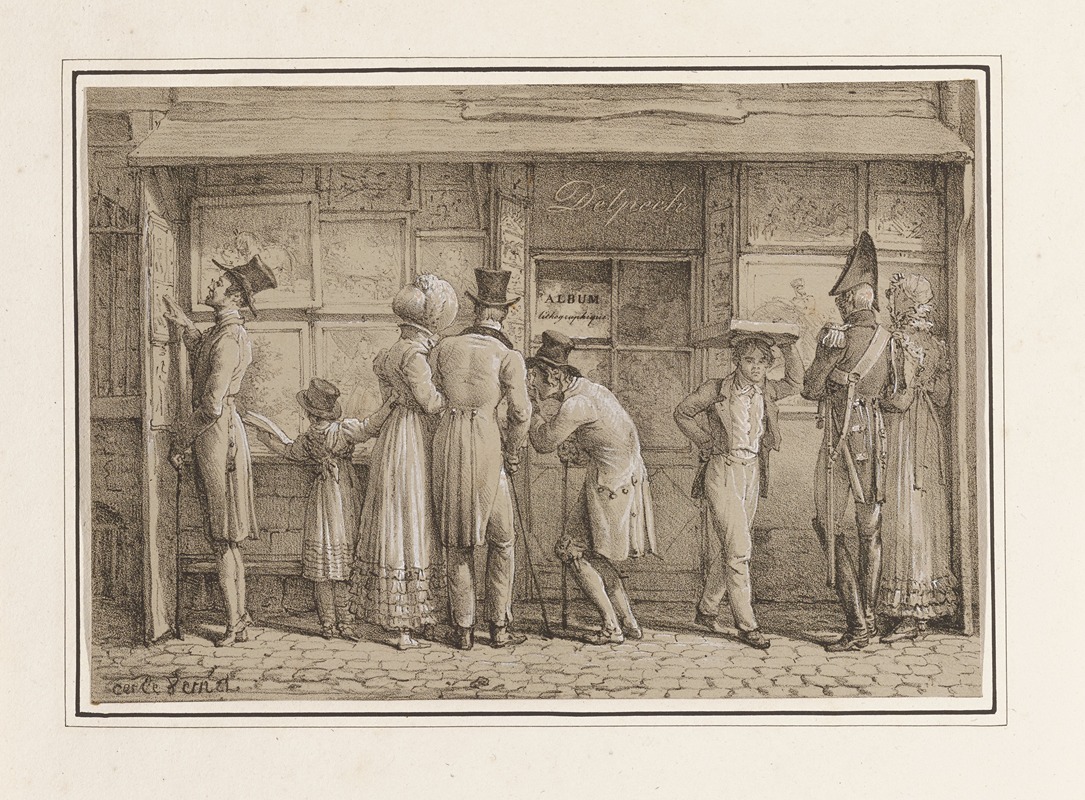 Carle Vernet - La boutique de Delpech