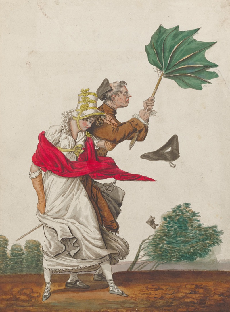 Carle Vernet - Le coup de vent (The Gust of Wind)