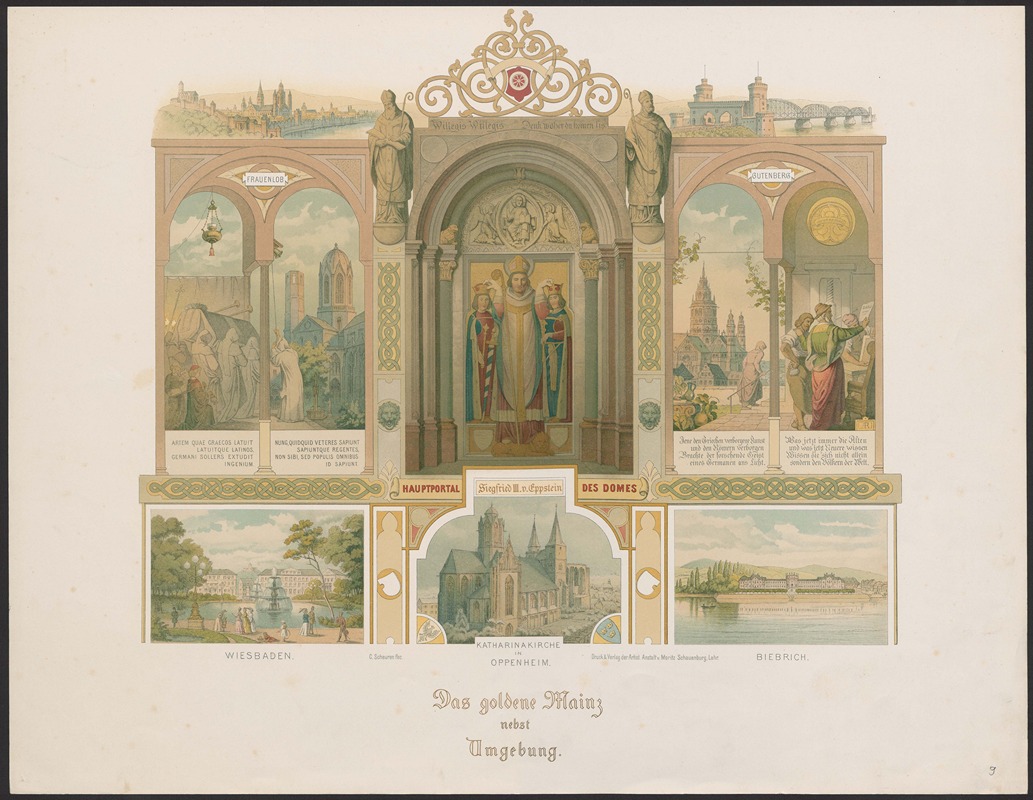 Caspar Scheuren - Das goldene Mainz nebst Umgebung